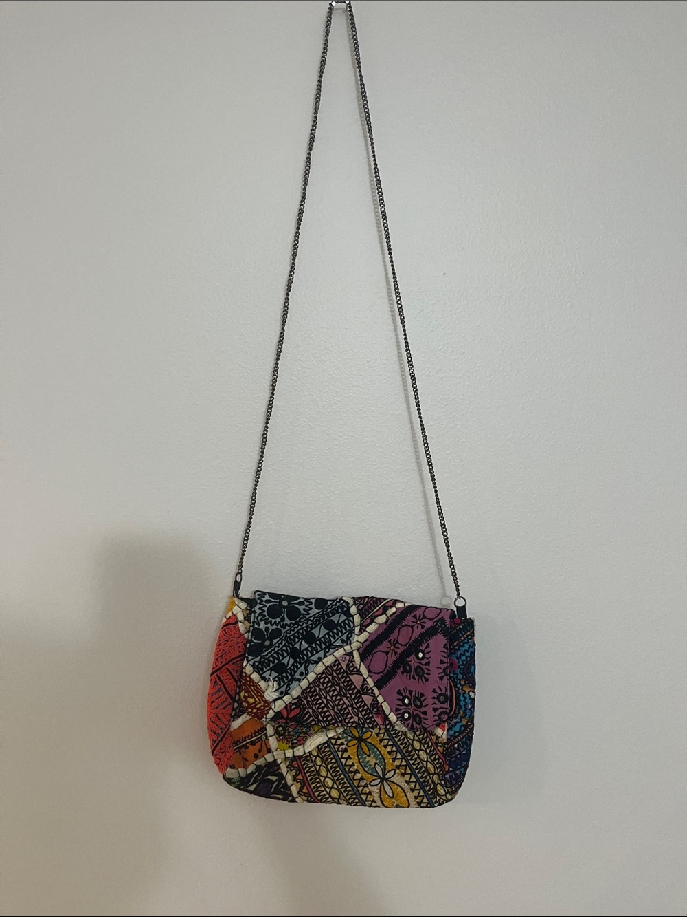 Multicolor Patchwork Boho Purse - Picture 7 of 15
